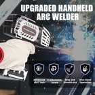 Handheld Welding Machine 110v 20-150amp Portable Arc Welder Gun W  20x Rods Grey