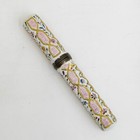 French Hand Painted Enamelled Gilt Etui Needlecase 29th Century