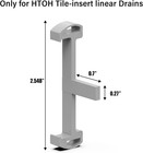 Clip For Linear Drain  Tile Tray Supporter  Grey Plastic Drain Clips For Tile