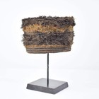 Bamileke Raffia Hat On Custom Stand Cameroon