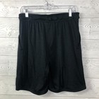Reebok Men s Medium Pull On Athletic Workout Shorts W  Pockets Black