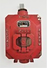 Vintage Antique Wheelock Signal Fire Alarm Local Metal Wall Box With Glass