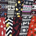 Buttery Soft Holiday Leggings Mystery Print Christmas Reindeer Santa Snowflake 