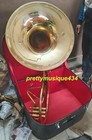 Sousaphone 22  Bell Size Of Pure Brass Metal With Free Case Box   Free Shipping