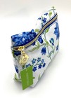 Estee Lauder Blue Flower Printed Makeup Bag  With Zipper