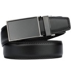 Men s Comfort Genuine Leather Ratchet Dress Belt With Automatic Click Buckle  su