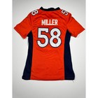 Nike Denver Broncos Von Miller 58 Jersey Kids Small Orange Bluenfl On Field