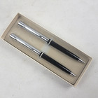 Vintage Garland Pen And Mechanical Pencil Set With Ac Spark Plug Logos