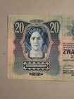 1913 Austria 20 Kronen Banknote - Pick  13 - Solid Vf       Stk f