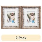Rustic Farmhouse Picture Frame 8x10 Wall Tabletop Display Durable Plastic New