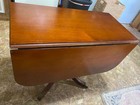 Duncan Phyfe  Antique Brown Drop  Leaf Table  Good Condition Has Some Scuffs 