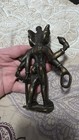 Antique Late Nineteenth early Twentieth Century Hindu Votive Bronze Brama  