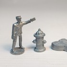 Pewter Game Pieces Monopoly Lot  6 