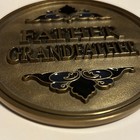 Batesville Brass Magnetic Casket Medallion Father Grandfather 4 25 In 