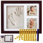 Baby Handprint Footprint Kit Clay Picture Frame Keepsake Newborn Shower Gift