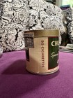 Churchman s No  1 Special Cigarettes Round Tin Can  50 Cigarettes  Open   Empty 