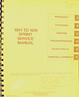 1961-1974 Amf Harley-davidson Sprint Service Manual Sprint Ss-250 350   Sx-350 