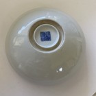 Antique Japanese Sometsuke Blue   White Scholar Brush Washer Double Foot Ring