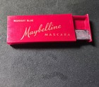 1970s Maybelline Cake Mascara No Brush Slide Case Vtg Advertising Midnight Blue 