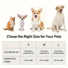 Soft Flannel Fleece Cat Dog Blanket Bed Mats Paw Foot Print Warm Pet Blanket Sle