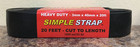Simple Strap Ss-2-blk 1 6 In  W X 20 Ft  L Black Heavy Duty Tie Down 725 Lb