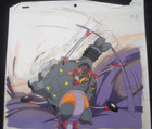 Alf The Animated Series Original Production Cel Art 1988 Enemy Jet Fighter