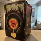 Vintage Lightgraphix Image Skull   Bones Lightbulb 25w Aerolux Style Halloween