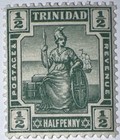 Travelstamps  1906-1909 Trinidad Stamps Scott  105 - 1 2d Mint Mogh