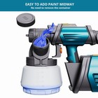 Tilswall Paint Sprayer 800w Hvlp Spray Paint Gun With 1300ml Container Electric