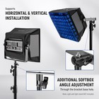 Neewer 14 6  x13 6  upgraded Foldable Softbox Diffuser For Rgb1200 Light Panel