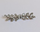 Vintage Sterling Silver Van Dell Branch With Rhinestone Leaves Pin Brooch 2 3 8 