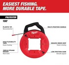 Milwaukee 48-22-4165 100 Ft  Polyester Fish Tape With Non-conductive Tip