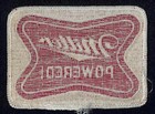 Miller Powered Beer Patch Embroidered C1975-85  2 5 8  X 3 5 8  Vgc