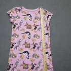 Looney Tunes T Shirt Girls Size Xl  14-16   Pink All Over Print Short Sleeve Top