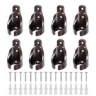 8pcs Bungee Ball Receivers Brackets  Universal Bungee Kit Parts For Brown