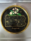 Michigan Pennsylvania West Virginia Metal Tin Platter Plate State Map 5 1 2 