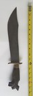 Antique Ww2 Forged Filipino Knife Sword Moro Horn Handle Philippines Bowie Bolo