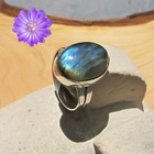 Labradorite Gemstone 925 Sterling Silver Ring Handmade Jewelry Ring For Gift