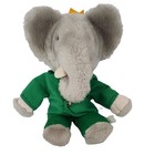 Vintage 1977 Eden Toys Babar   Celeste Plush Elephant Set King Queen 11 5 