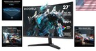 27-inch Curved Gaming Monitor With Adaptivesync   Multiple Inputs - Black Finish