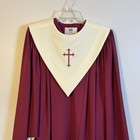 Vintage Murphy Robes Burgundy Choir Pulpit Robe  W  Choir Stole Size X-large 2x
