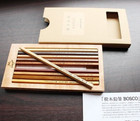 Bosco Wood Pencil Shigeki Miyamoto Solid High-quality Japan 10 Pencils Gallery