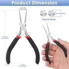 Round Nose Pliers  Wire Jewelry Making Tools Bead Pliers For Black 