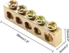10pcs Ground Bar Kit  5 Terminal Positions Size  5 Positions