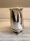 Cooper And Sons Sheffield - Sterling Silver Art Deco Geometric Cubist Milk Jug 