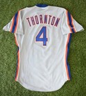 Game Worn Used New York Mets 1989 Team Issued Vintage Authentic Baseball Jersey