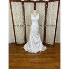 Gorgeous New David   s Bridal Ruched Satin Wedding Gown