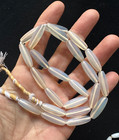  b  Old Clear  Faceted Bohemian African Trade Beads
