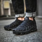 Ds New Nike Air Vapormax Tn Plus Triple Black Comfortable Men s Shoes