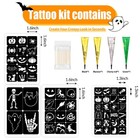 Temporary Tattoos Stencils Kit